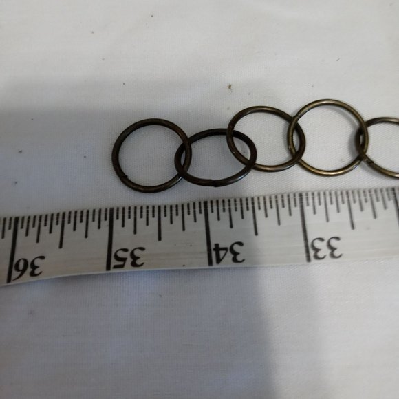 Metal and leather adjustable Bohemian women's belt - Picture 4 of 5